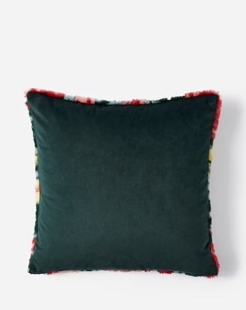 Ditsy Floral Faux Fur Cushion