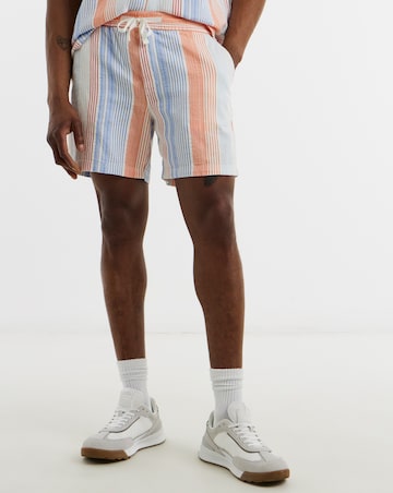 Tommy Jeans Textured Stripe Short - White
