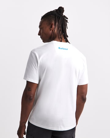 Barbour Sprouston Oversized Graphic T-Shirt - White