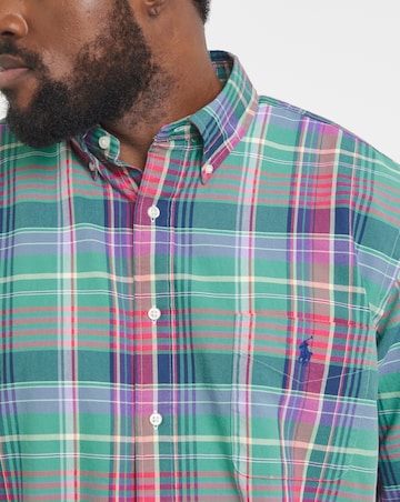 Polo Ralph Lauren Classic Check Oxford Shirt - Green/Red