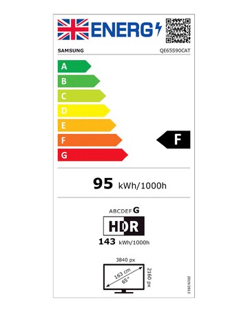 Samsung QE65S90CATXXU 65in OLED 4K HDR Smart TV
