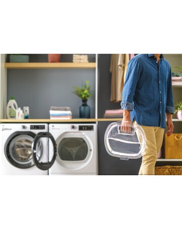 Hoover H-Dry 350 HRE H9N2TBE-80 9kg Heat Pump Dryer - White + Installation