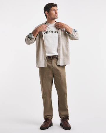 Barbour Short Sleeve Logo Relaxed T-Shirt - White