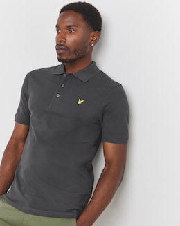 Lyle &amp; Scott Gunmetal Classic Short Sleeve Polo