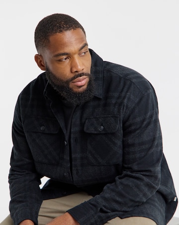 Jack & Jones Premium Rayle Check Over Shirt - Black