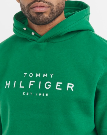 Tommy Hilfiger Logo Hoodie - Green