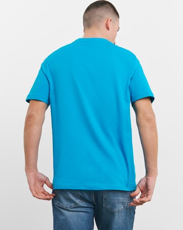 BOSS Raised Logo Aqua T-shirt