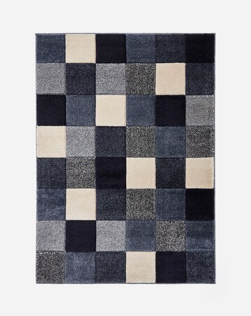 Sara Carved Chequerboard Rug