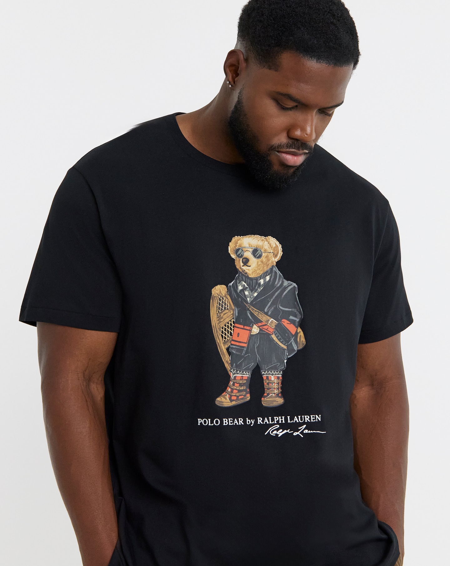 8日セール‼️Polo by Ralph Lauren Bear Foodie Polo Ralph Lauren Short Sleeve Christmas Bear T-Shirt | Jacamo