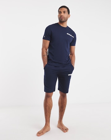 Polo Ralph Lauren Loopback Logo Lounge T-Shirt - Navy