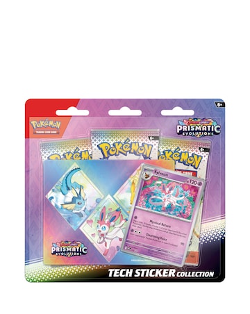 pokemon trading cards sv 8.5 prismatic evolutions tech sticker collection POKEMON TCG SV8.5: PRISMATIC EVOLUTION TECH STICKER COLLECTION – BD Cosmos main image 0