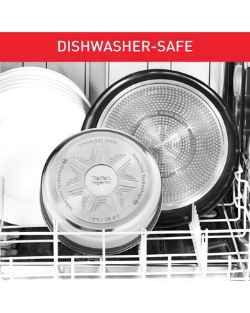 Tefal Ingenio Cook Eat 8 Piece Stainless Steel Pan Set