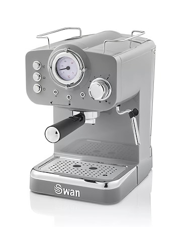 Swan Digital Pump Espresso Coffee Machine With Milk Frother