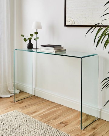 Weybourne Glass Console Table