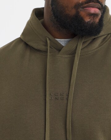 Jack & Jones Point Logo Hoodie - Green