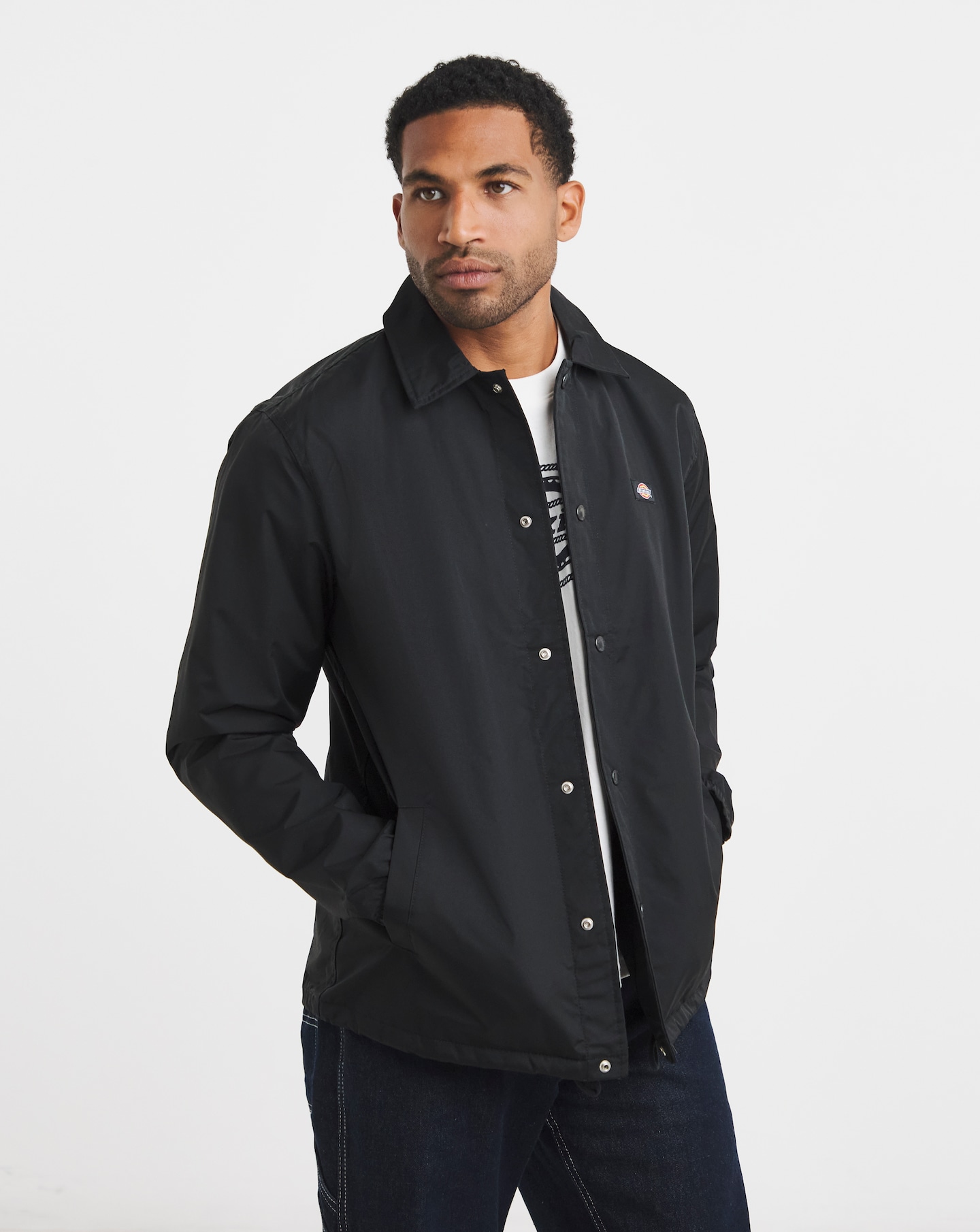 Dickies Oakport Coach Jacket - Black | Jacamo