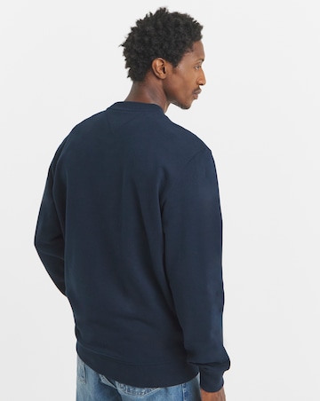 Tommy Jeans Flag Crew Sweatshirt - Navy