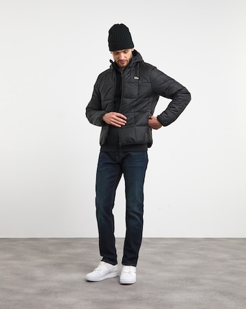 Lacoste Black Hooded Padded Jacket