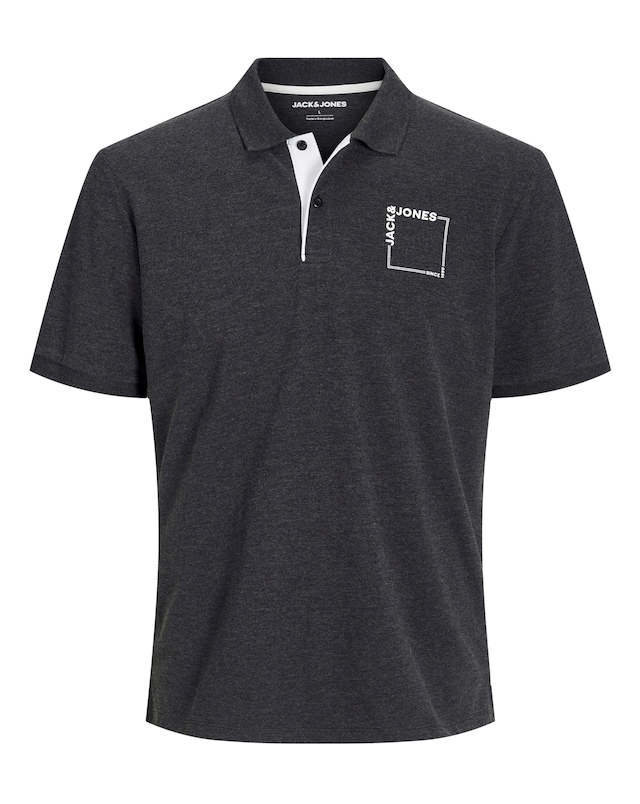 Jack & Jones Verner Logo Polo - Grey