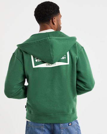 Dickies Bolivar Zip Through Hoodie - Pine