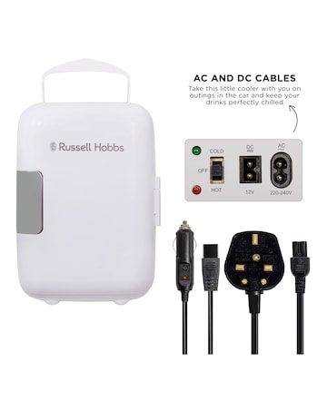 Russell Hobbs RH4CLR1001 Mini Cooler 4L - White