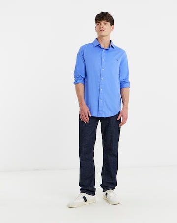 Polo Ralph Lauren Long Sleeve Stretch Jersey Shirt - Blue