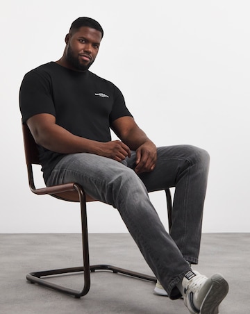 Jack & Jones Conte Short Sleeve Crew Neck Back Graphic T-Shirt