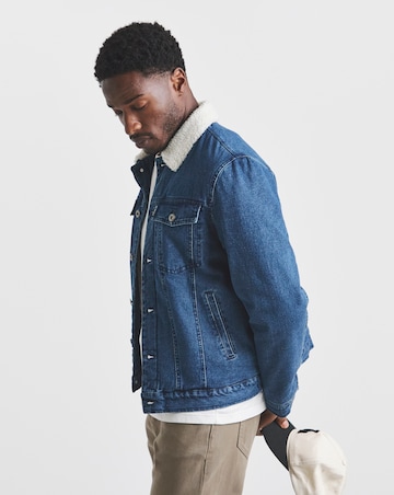 Union Borg Lined Denim Jacket