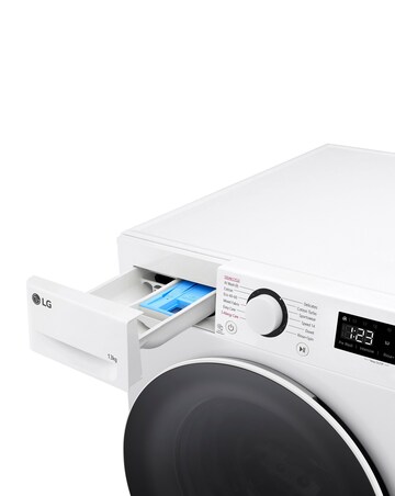 LG TurboWash F4Y513WWLN1 13kg Washing Machine 1400rpm White - A Rated