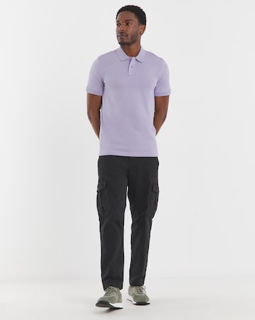 BOSS Short Sleeve Box Logo Polo - Purple