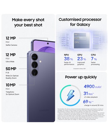 Samsung Galaxy S26+ 256GB - Cobalt Violet
