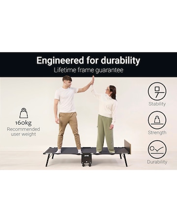 Jay-Be Rollaway Folding Bed with e-Fibre Mattress - Single