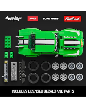 Mattel Brick Shop Hot Wheels Speed Series Chevrolet Custom 68 Camaro Set