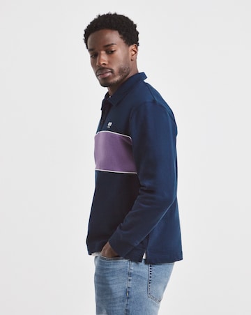 Union Relaxed Rugby Sweatshirt - Navy