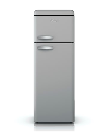 Swan SR11010GRNE Retro 30/70 Top Mounted Fridge Freezer - Grey