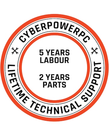 CyberPowerPC Eurus Gaming PC - AMD Ryzen 5 5600G 8GB RAM 500GB NVMe SSD