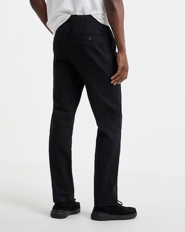 Elasticated Waist Straight Fit Chino