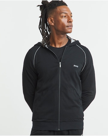 BOSS Mix & Mtach Lounge Hoodie - Black