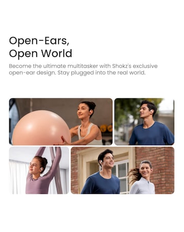 Shokz OpenFit Air True Wireless Open-Ear Earbuds - Black