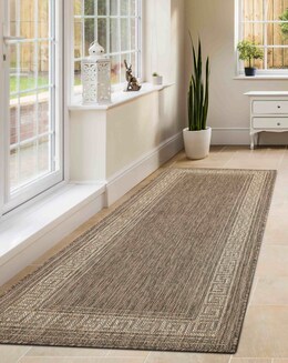 Gel Backed Greek Key Runner