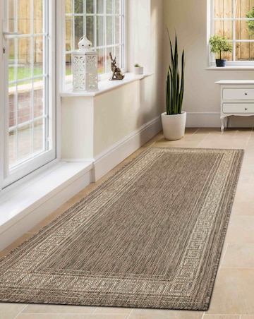 Gel Backed Greek Key Runner