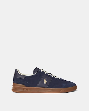 Polo Ralph Lauren Heritage Aera Suede Trainers - Navy