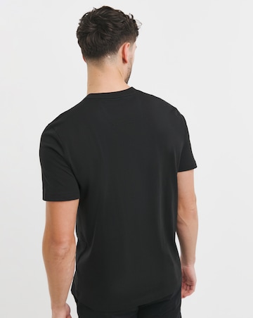 BOSS Short Sleeve Black Raised Logo T-Shirt