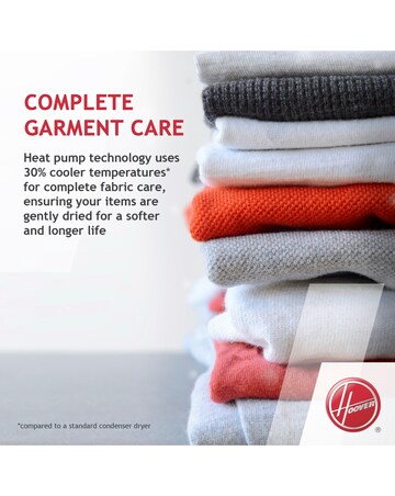 Hoover H-DRY 500 NDEH11A2TCEXM 11kg Heat Pump Tumble Dryer, White , A++ Rated