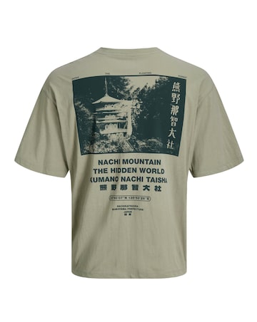 Jack & Jones Kumano Back Graphic T-Shirt - Green