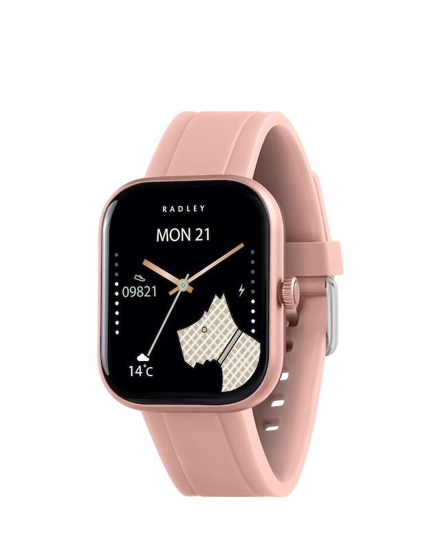 Radley Series 55 Silicone Strap Smart Watch  - Carnation Pink