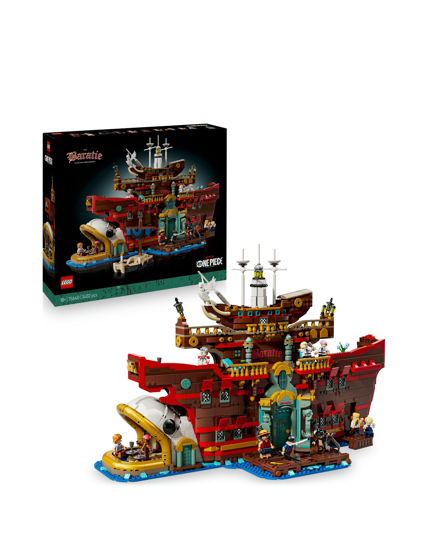 LEGO One Piece The Baratie Floating Rest 75640