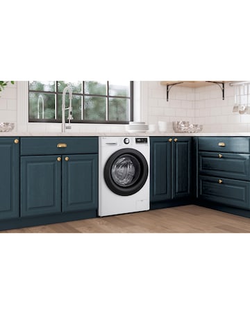 LG TurboWash with AI F4Y510WBLN1 10kg 1400rpm Washing Machine White + Install