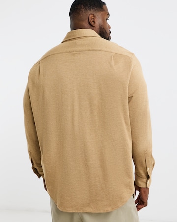 Polo Ralph Lauren Long Sleeve Stretch Jersey Shirt - Camel