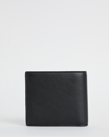 BOSS Embossed Logo Coin Wallet - Black